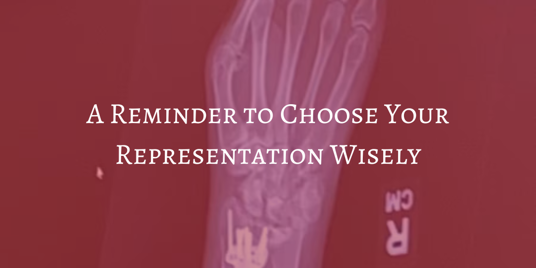 A Reminder to Choose Your Representation Wisely